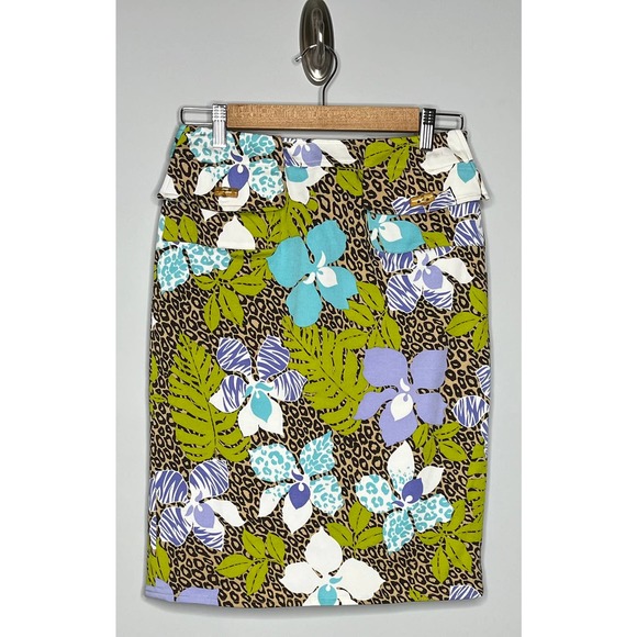 Carlisle Dresses & Skirts - Vintage Carlisle Animal Floral Print Pencil Skirt Brand New w/Tags Size 2